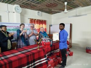 Certificate and Toolbox Distribution ceremony-2025 to 8th Batch students of DESI project